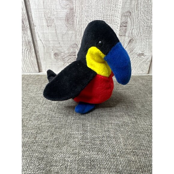 Ty Other - Ty Beanie Baby Kiwi Toucan Plush 1996 Vintage Collectible